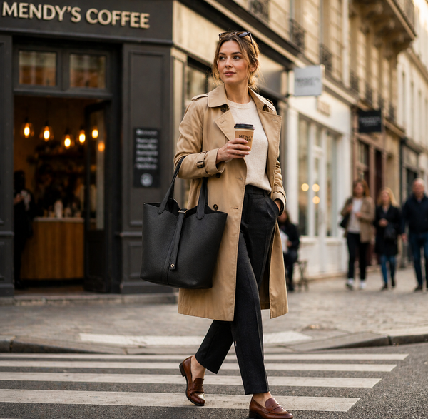 Sac seau en cuir pour femme